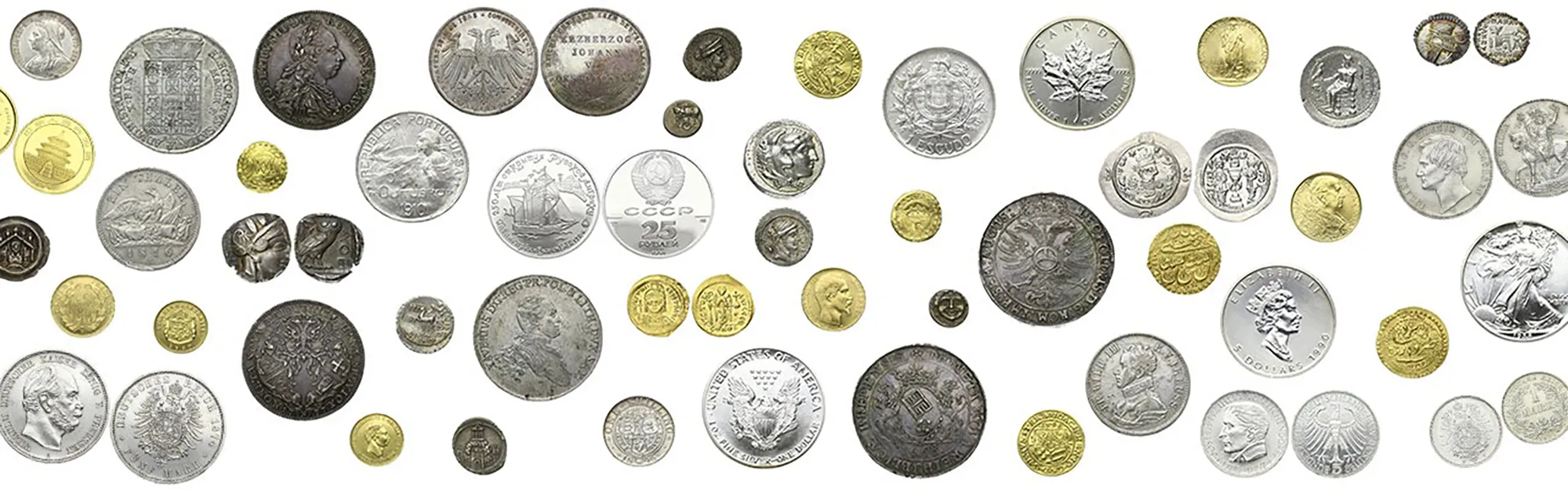 Verschiedene Münzen